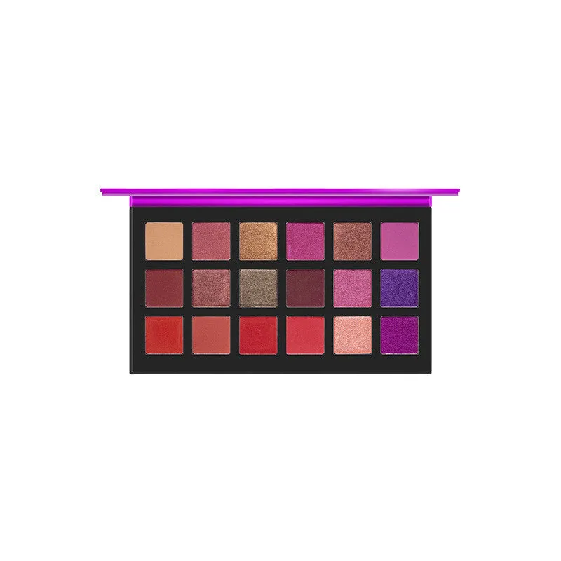 18 color eyeshadow palette square eyeshadow