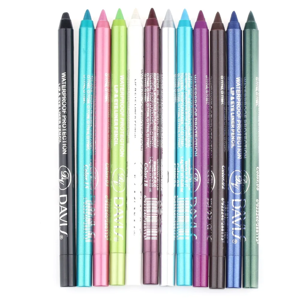 1PC  Long lasting Beauty Eye Liner Pencil Pigment Waterproof