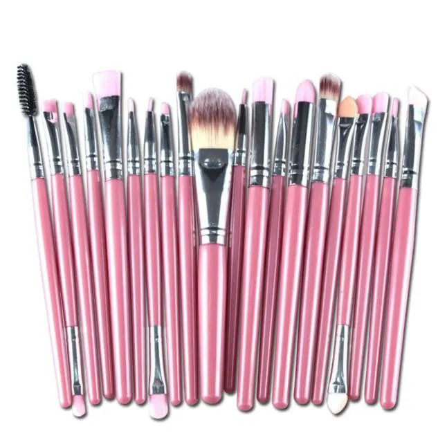 20 top quality makeup brushes in one set for less money