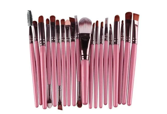 20pcs/set Makeup Brush Set tools Make-up Toiletry Kit Wool Make Up Brush Set