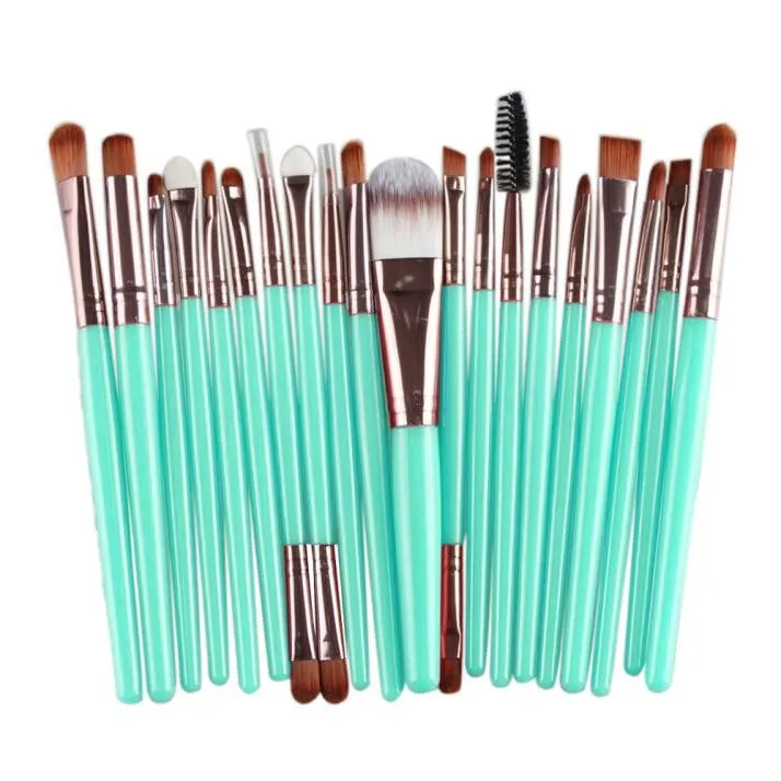 20pcs/set Makeup Brush Set tools Make-up Toiletry Kit Wool  Set