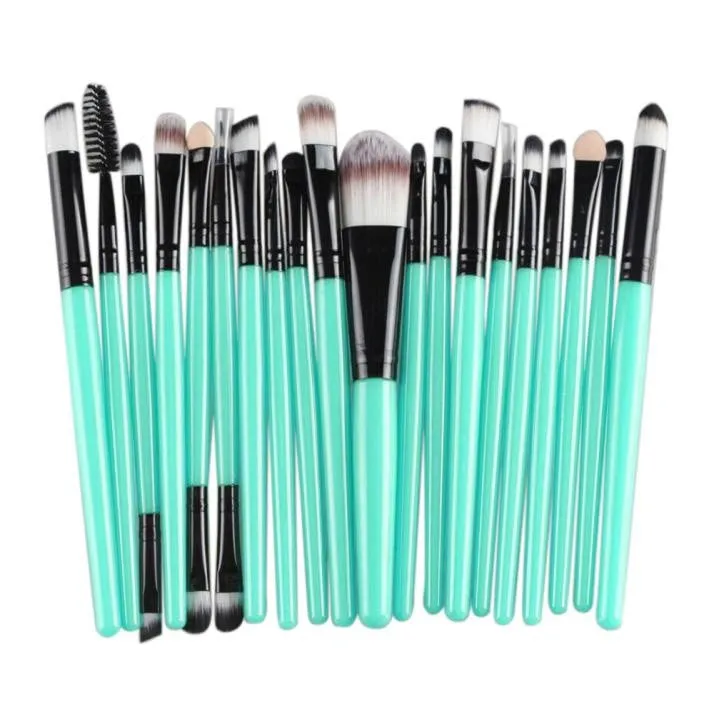 20pcs/set Makeup Brush Set tools Make-up Toiletry Kit Wool  Set