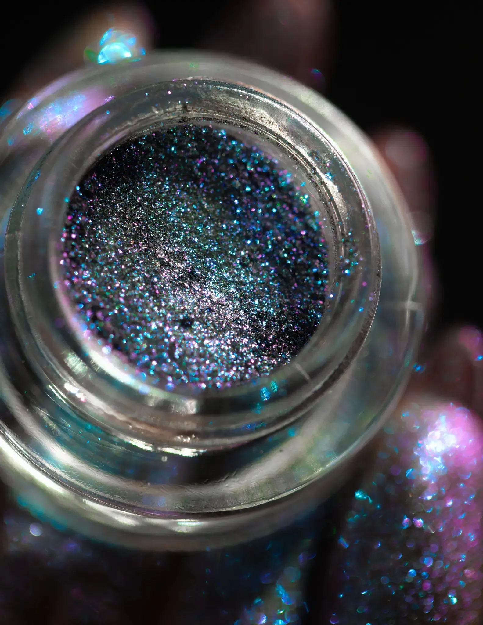 #44 Violet Blue Eyeshadow Glitter