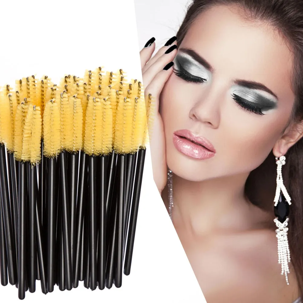 50Pcs Disposable Micro Eyelash Brushes