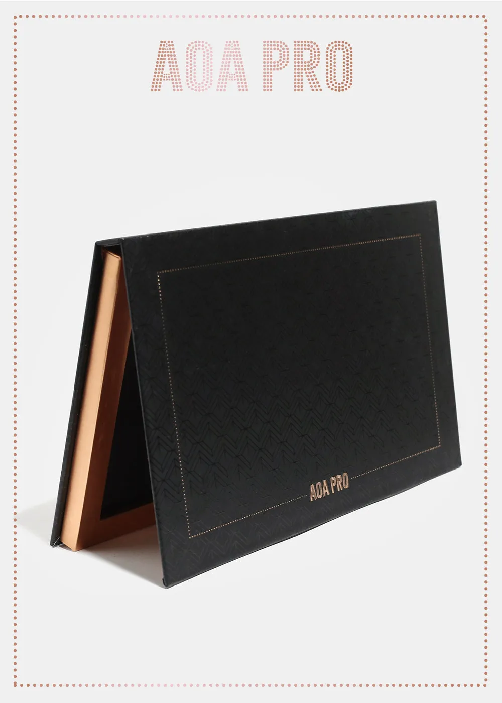 AOA Pro Magnetic Eyeshadow Palette - Black Large