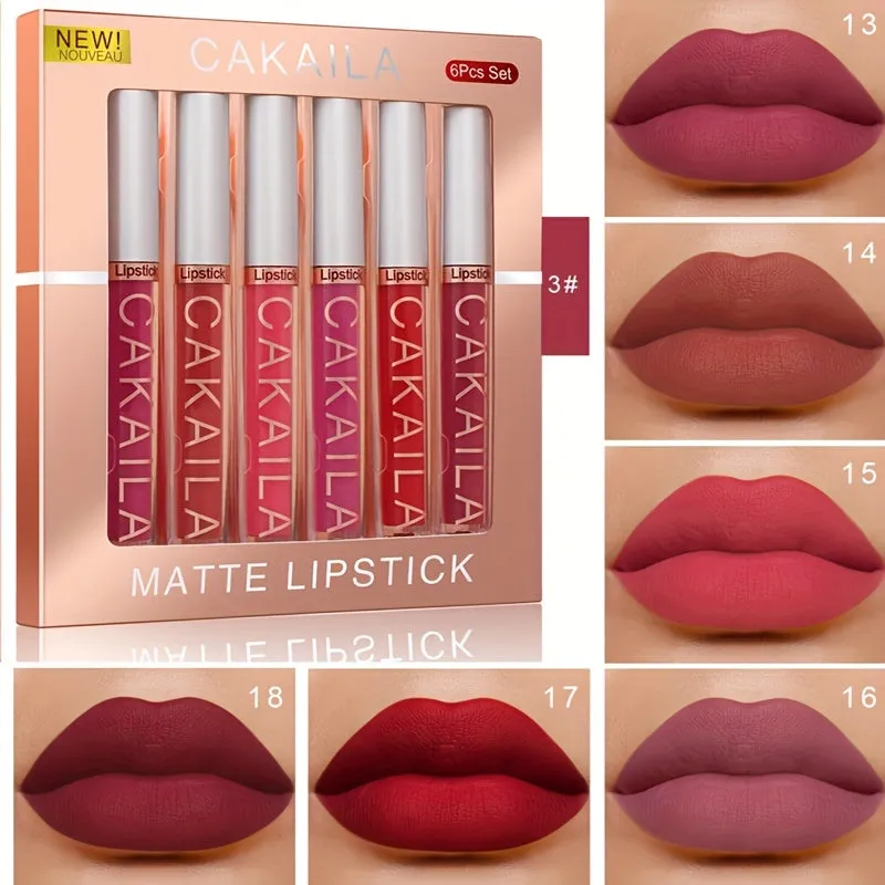 Cakaila Matte Liquid Lipstick set