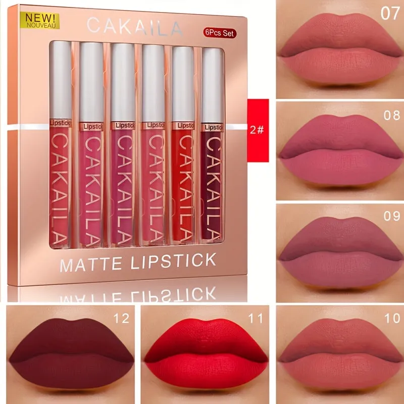 Cakaila Matte Liquid Lipstick set