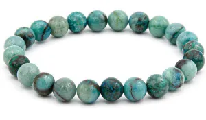 Chrysocolla Natural Gemstone Bracelet