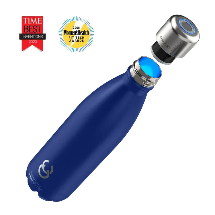 CrazyCap 500ml   UV Purifier Water Bottle 500ml