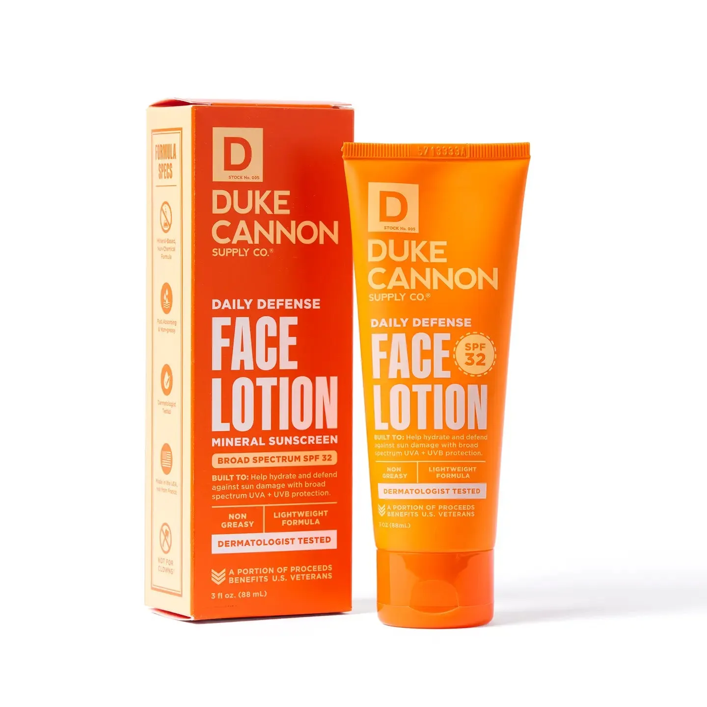 Duke Cannon Daily Defense Face Lotion