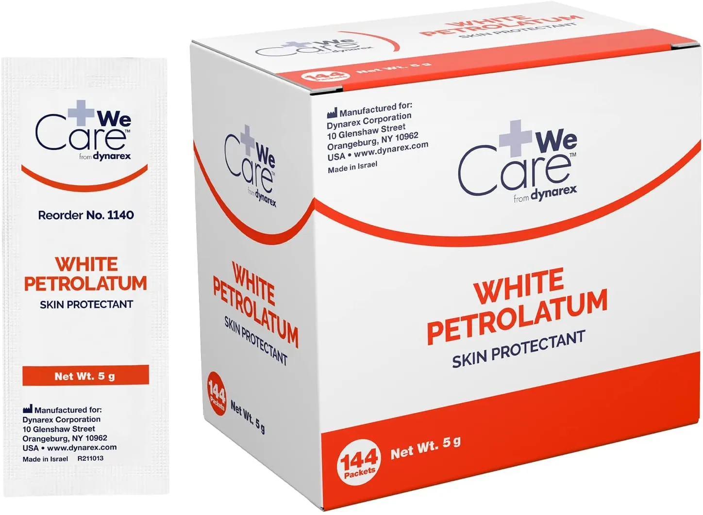 Dynarex 1140 White Petrolatum Box of 144