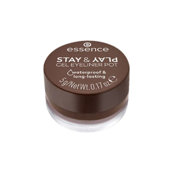 Essence Stay & Play Gel Eyeliner Pot 02 Brown