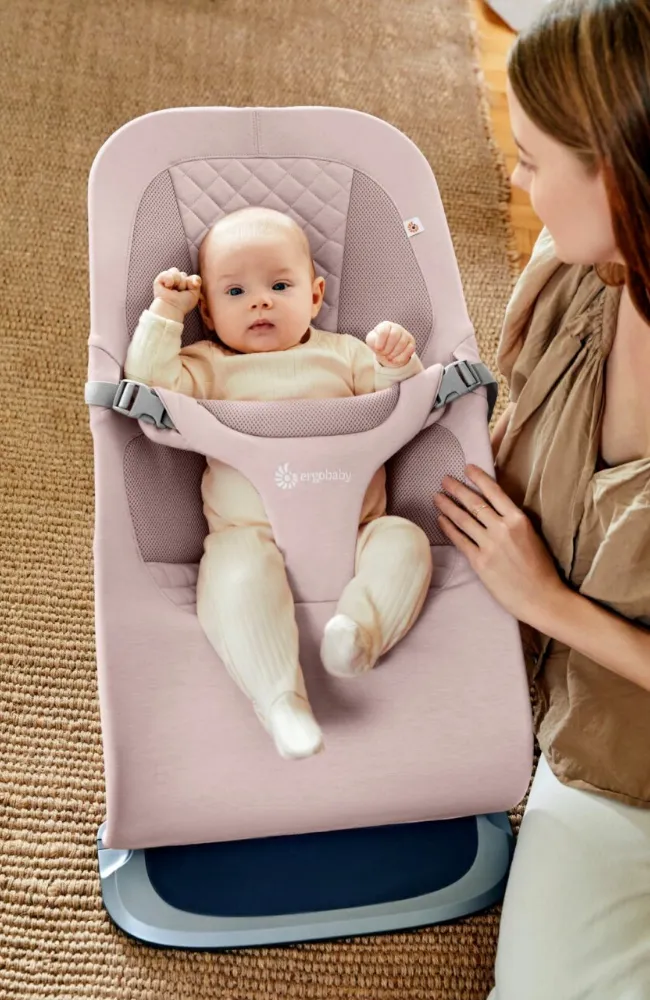 Evolve 3 in 1 Bouncer - Blush Pink