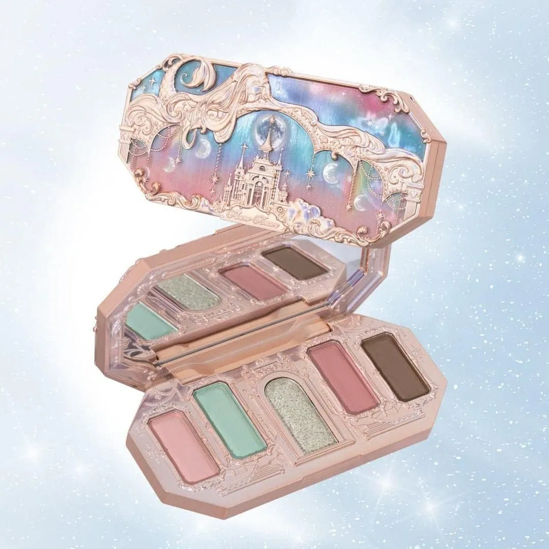 Flower Knows Moonlight Mermaid Five-Color Jewelry Eyeshadow Palette #03