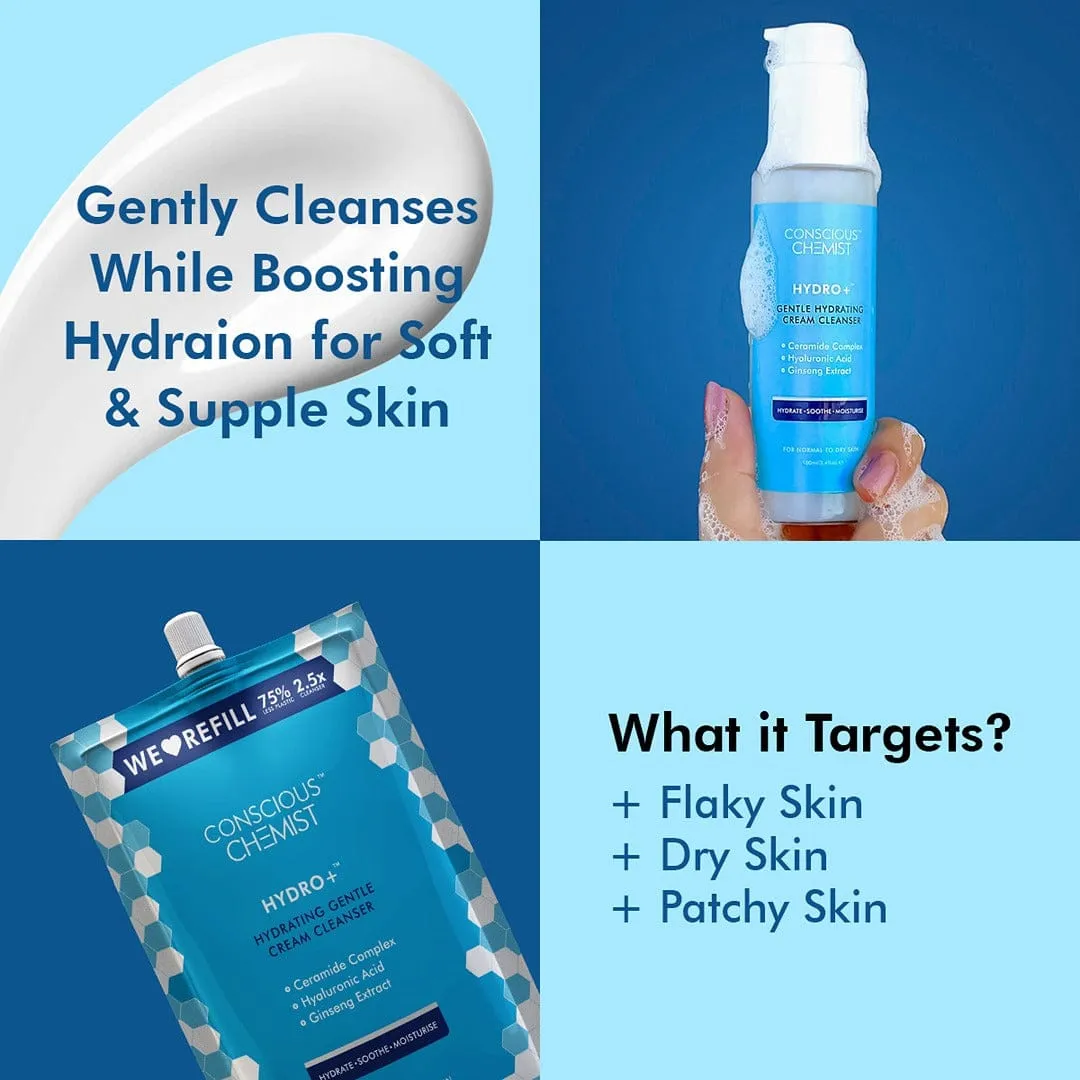 Hydrating Face Wash & Refill ( 100 Days Pack ) | 350 ml