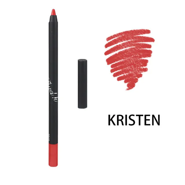 Lip Liner eyeliner Pencils Easy to Wear Waterproof Matte  10colors