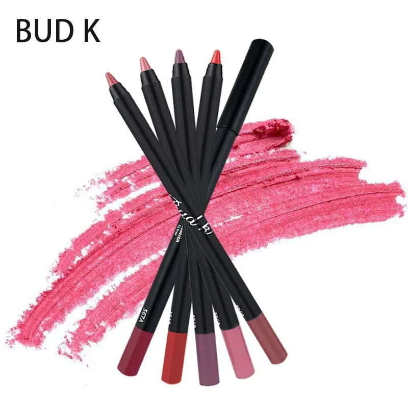 Lip Liner eyeliner Pencils Easy to Wear Waterproof Matte  10colors