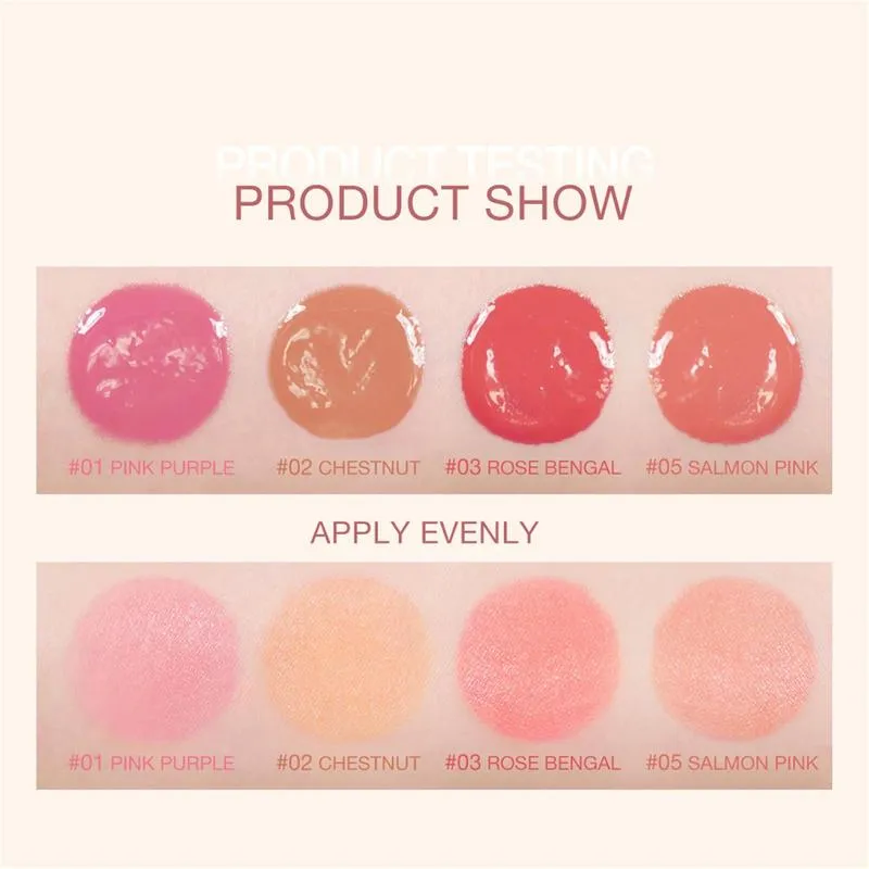 Liquid Blush For Cheeks Soft Cream Blush Makeup Waterproof Facial Makeup Tools For Women For Eye Lipstick &amp; Cosmetic