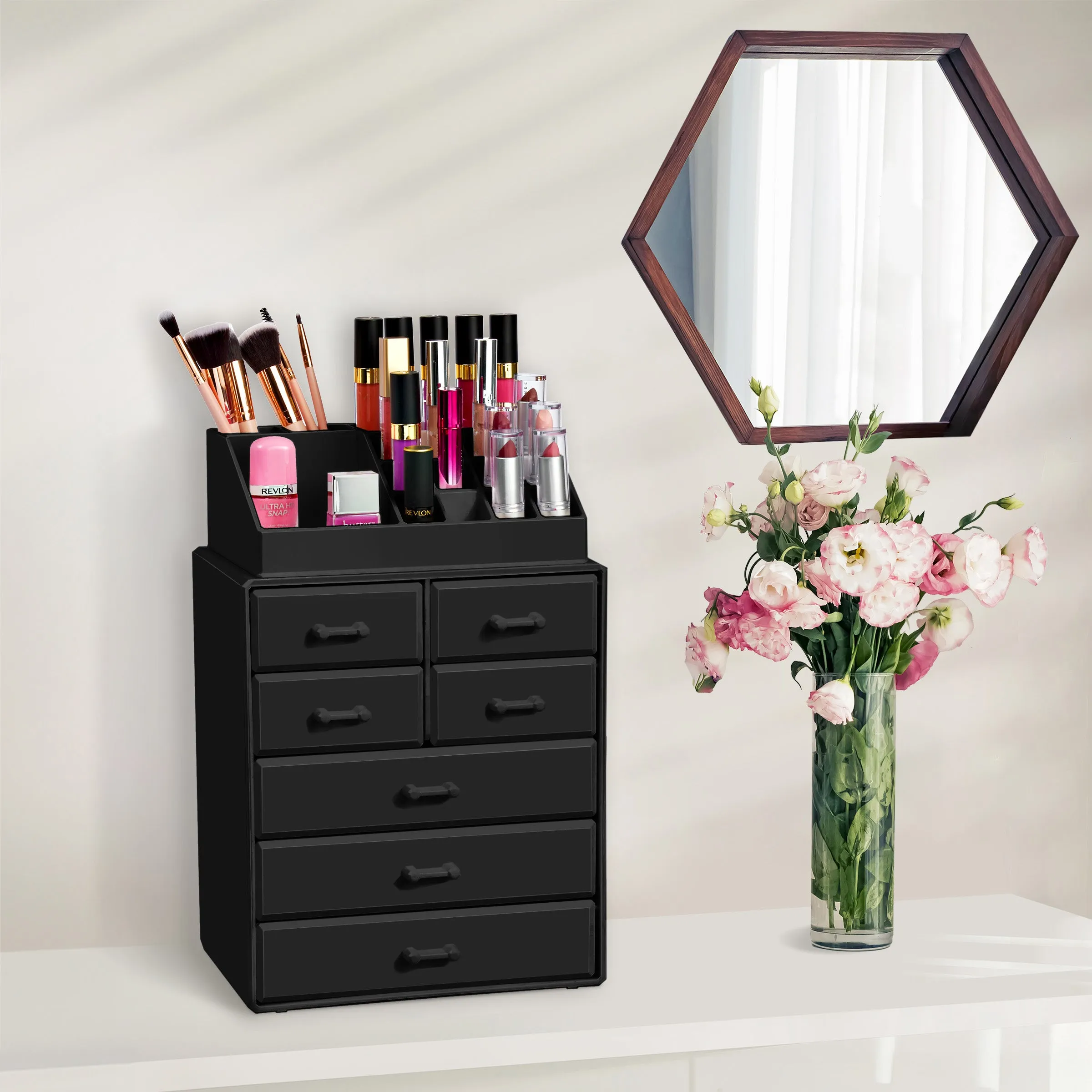 Makeup Organizer Tall (7 Drawer)