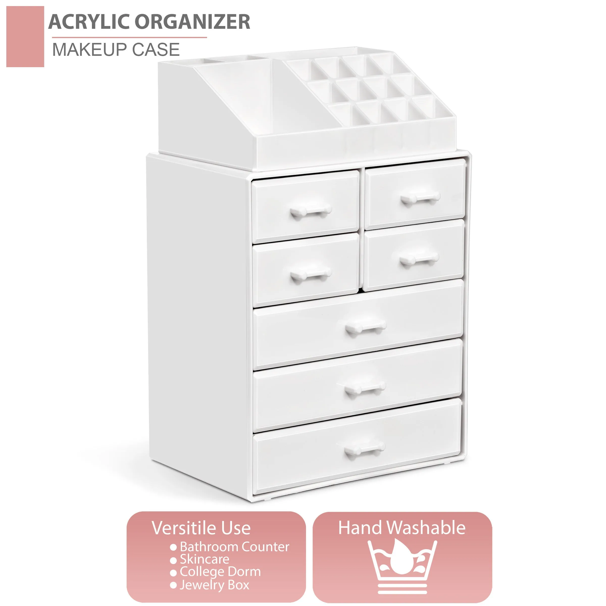 Makeup Organizer Tall (7 Drawer)