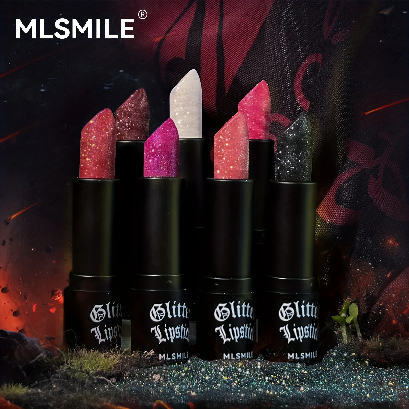 MLSMILE Glitter Lipstick Set