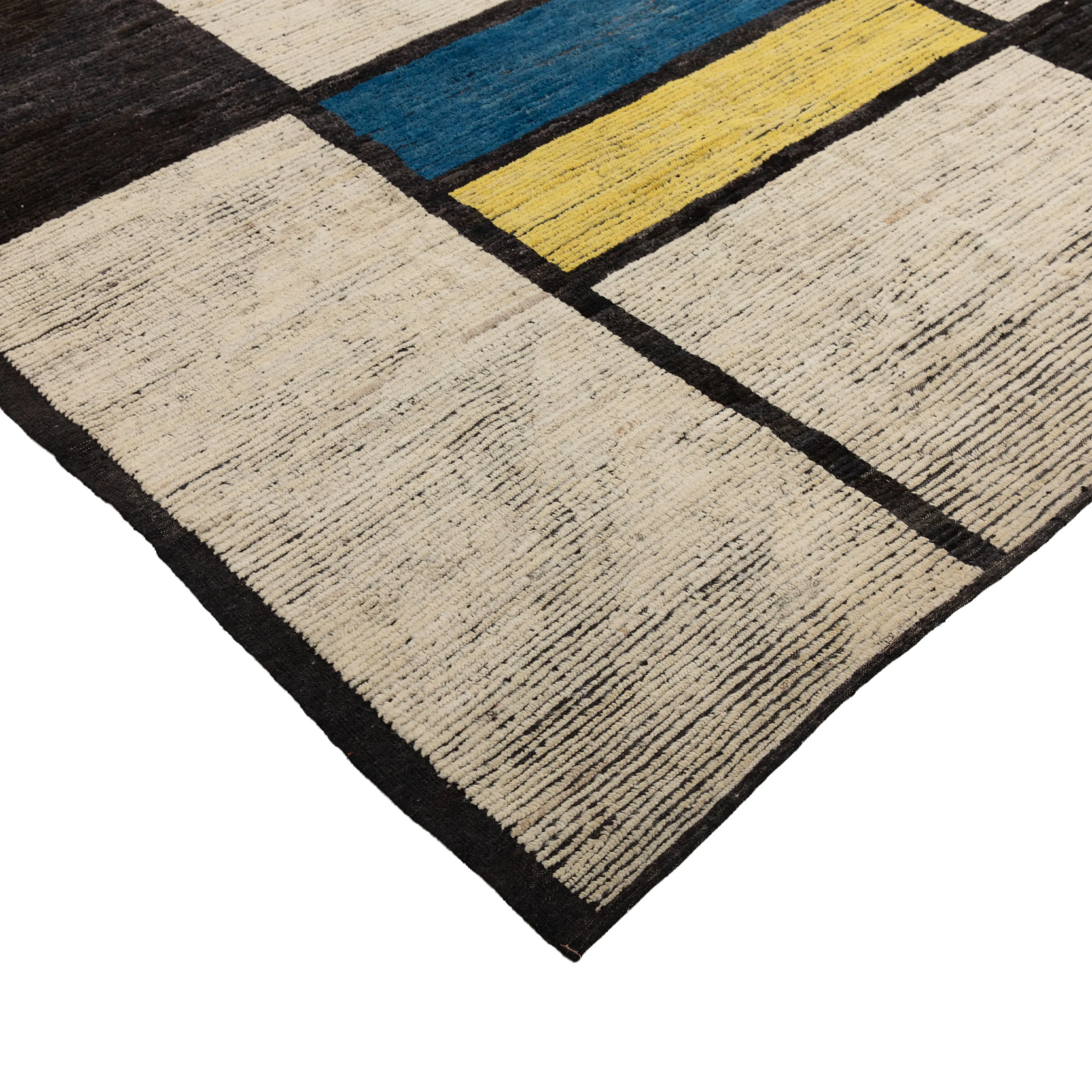 Mutlicolored Zameen Transitional Wool Rug- 12'4" x 14'11"