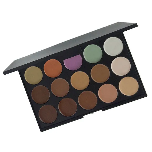 Natural Professional Concealer Palettes 15 Colors Makeup Foundation