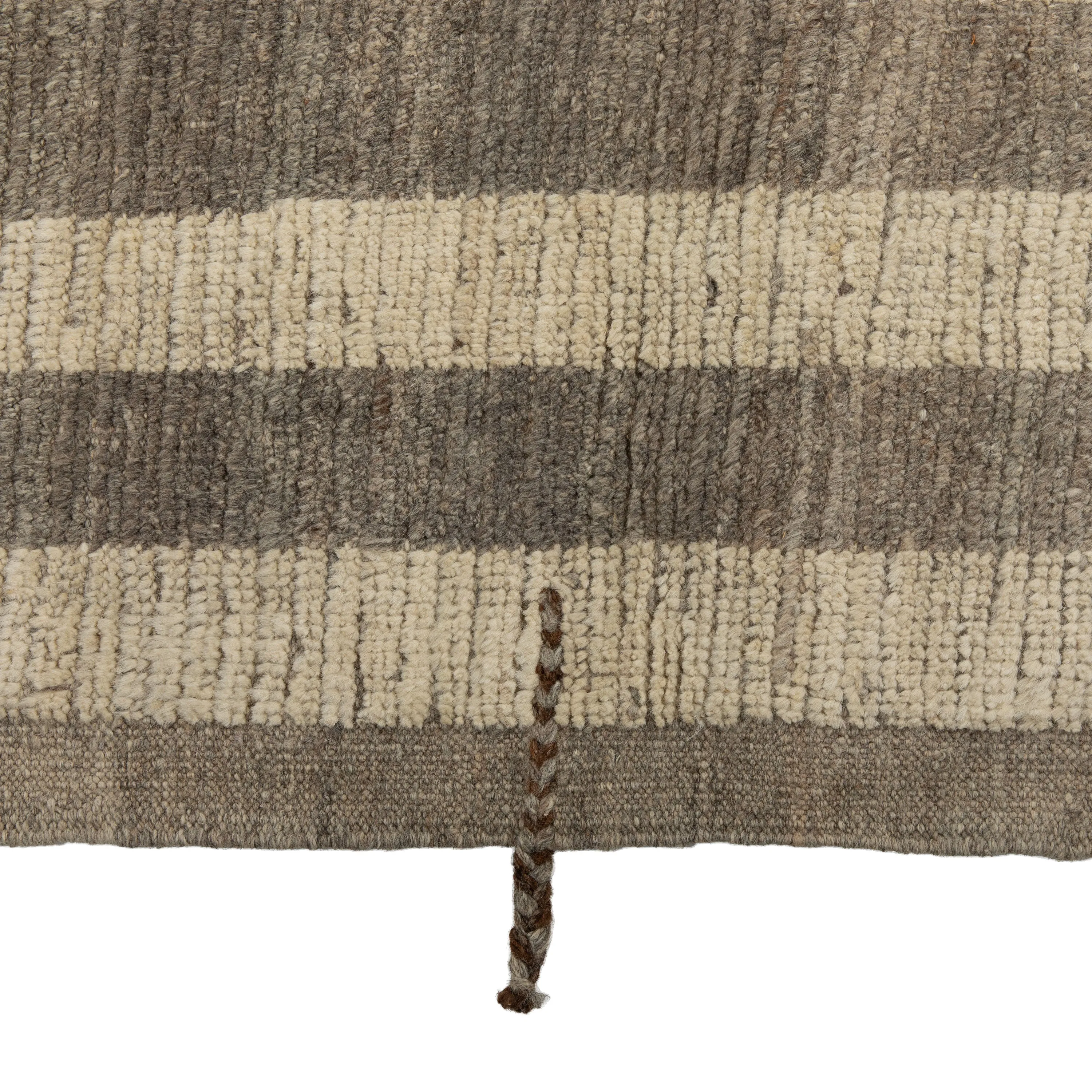 Natural Zameen Transitional Wool Rug - 12'8" x 15'