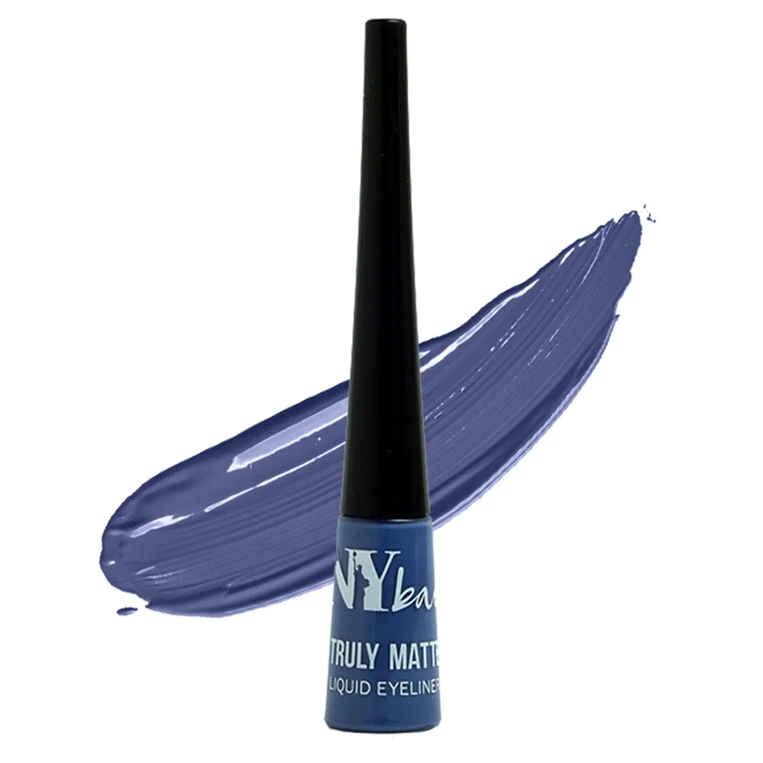 NY Bae Truly Matte Liquid Eyeliner | Ice Blue | Matte Finish | Long Lasting | Quick Dry | Water Proof - Glory Gray 08 (4.5 ml)