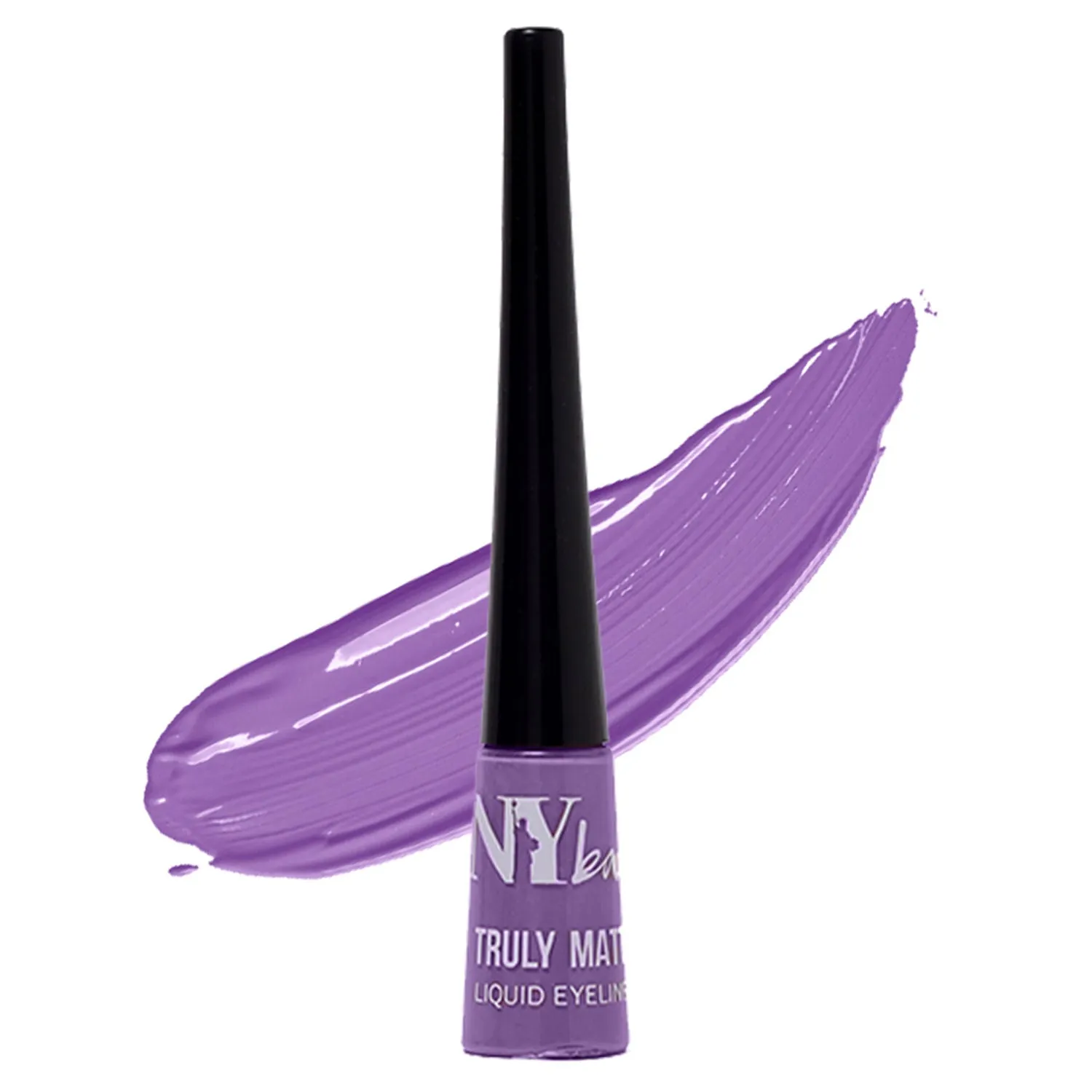 NY Bae Truly Matte Liquid Eyeliner - Lucky Lilac (4.5 ml) | Matte Finish | Super Pigmented | Long lasting | Quick Drying | Waterproof