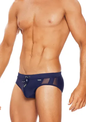 Positano Lo Rise Swim Brief (Navy)