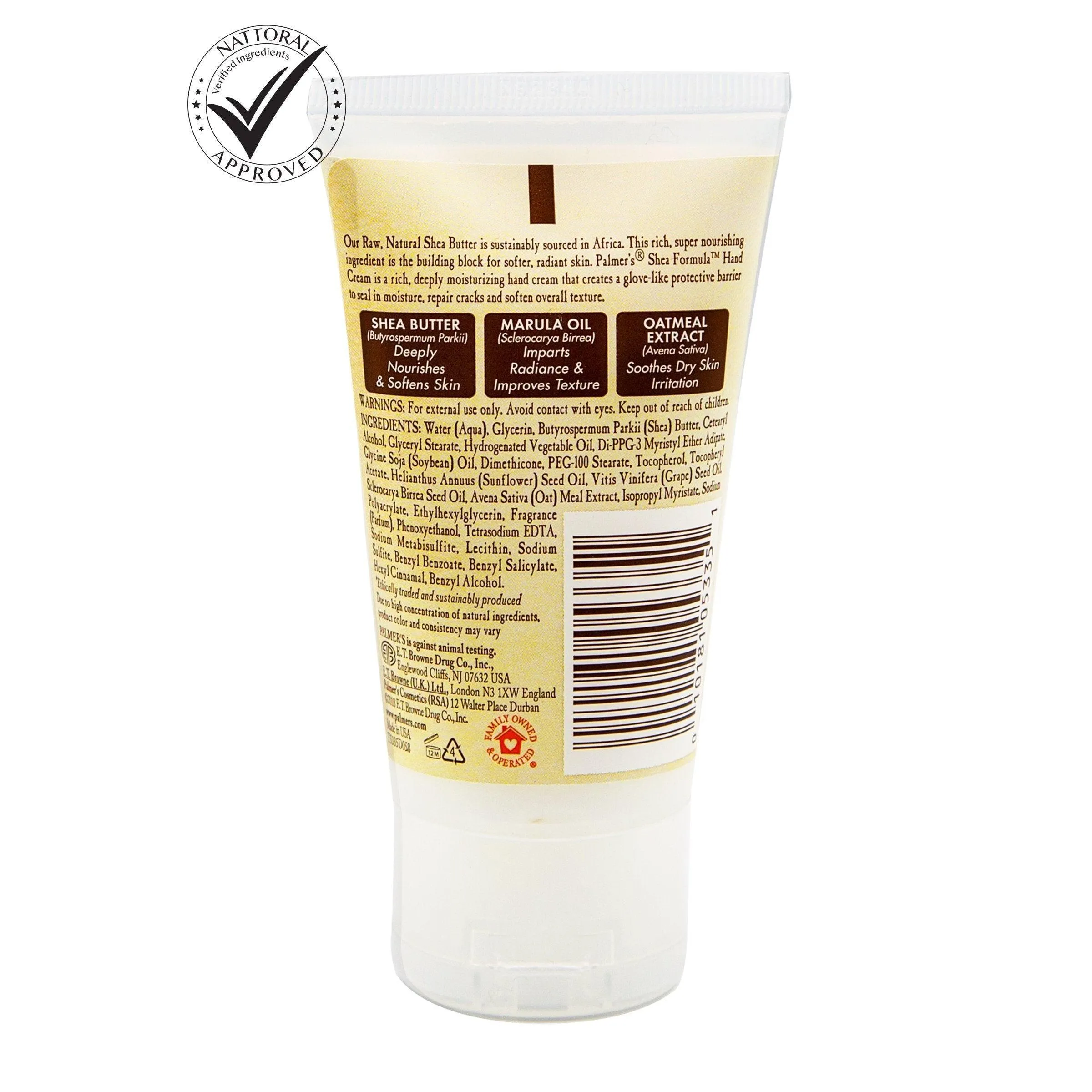 Raw Shea Hand Cream for softer radiant skin -60g- Palmers