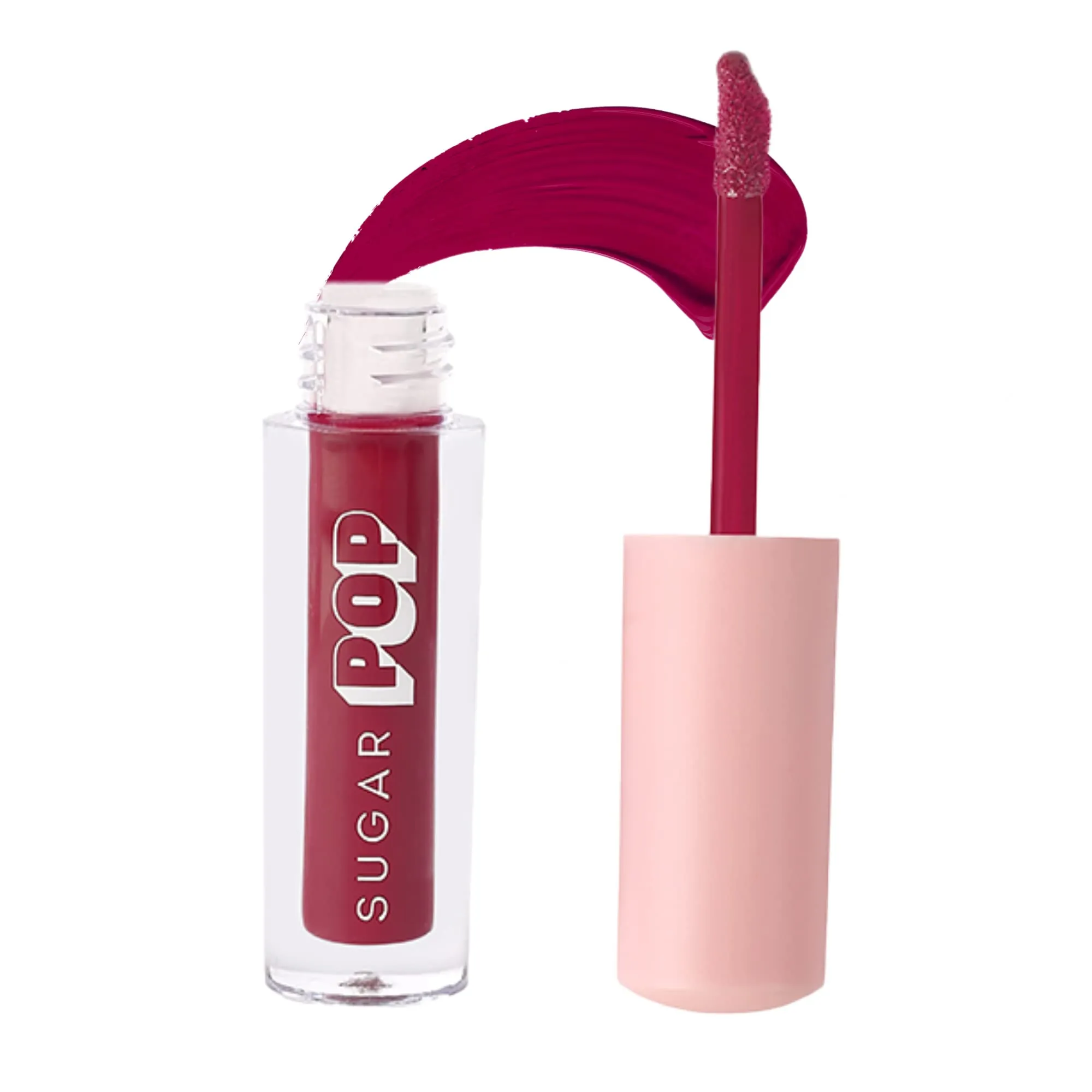 SUGAR POP Matte Lipcolour - 04 Raspberry   Nourishing Lip Balm - 02 Cherry Lip Kit4.5gms   6m