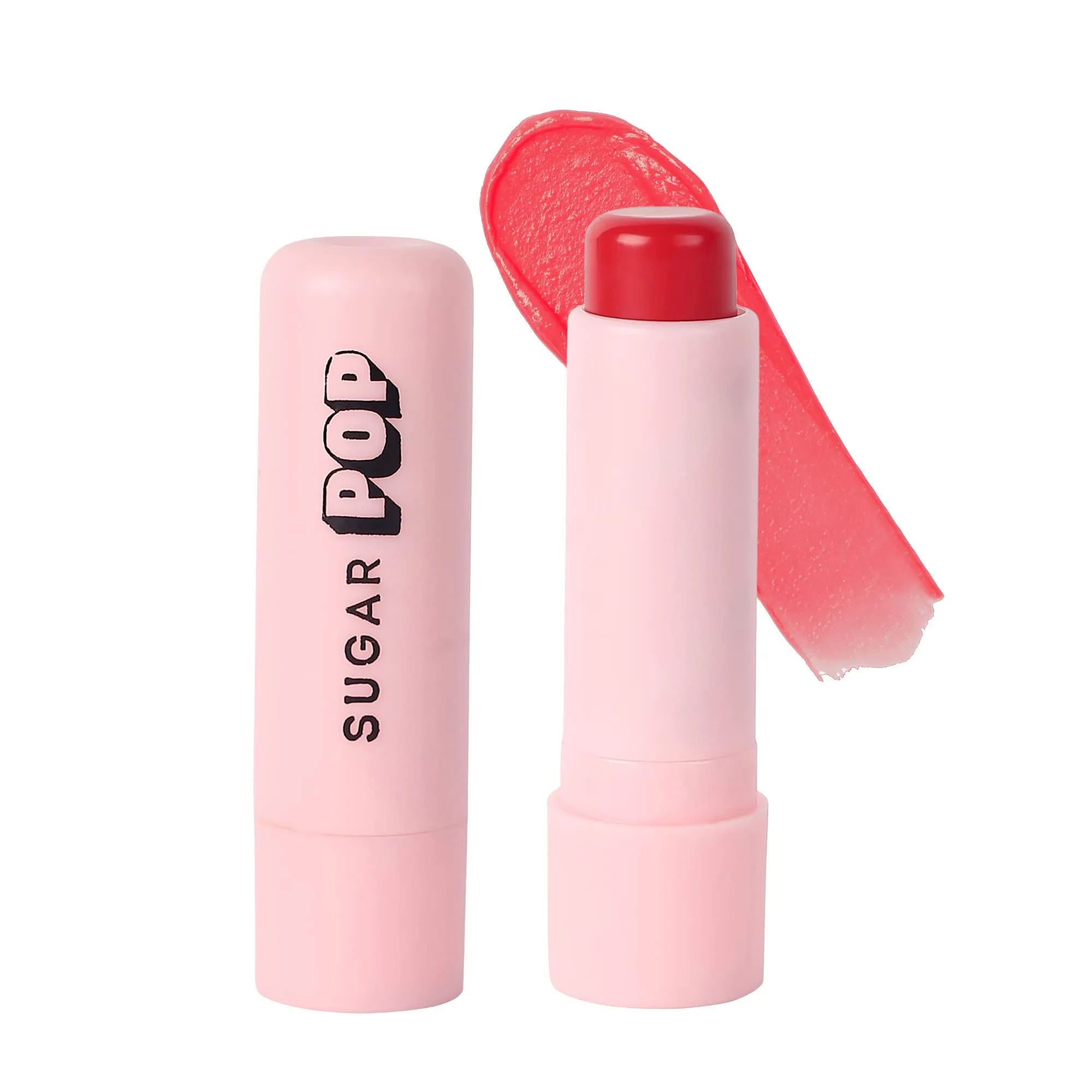 SUGAR POP Matte Lipcolour - 04 Raspberry   Nourishing Lip Balm - 02 Cherry Lip Kit4.5gms   6m