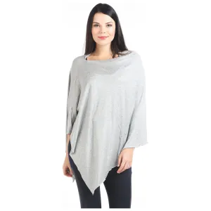 UberMums Heather Grey Nursing Poncho - Modal Spandex