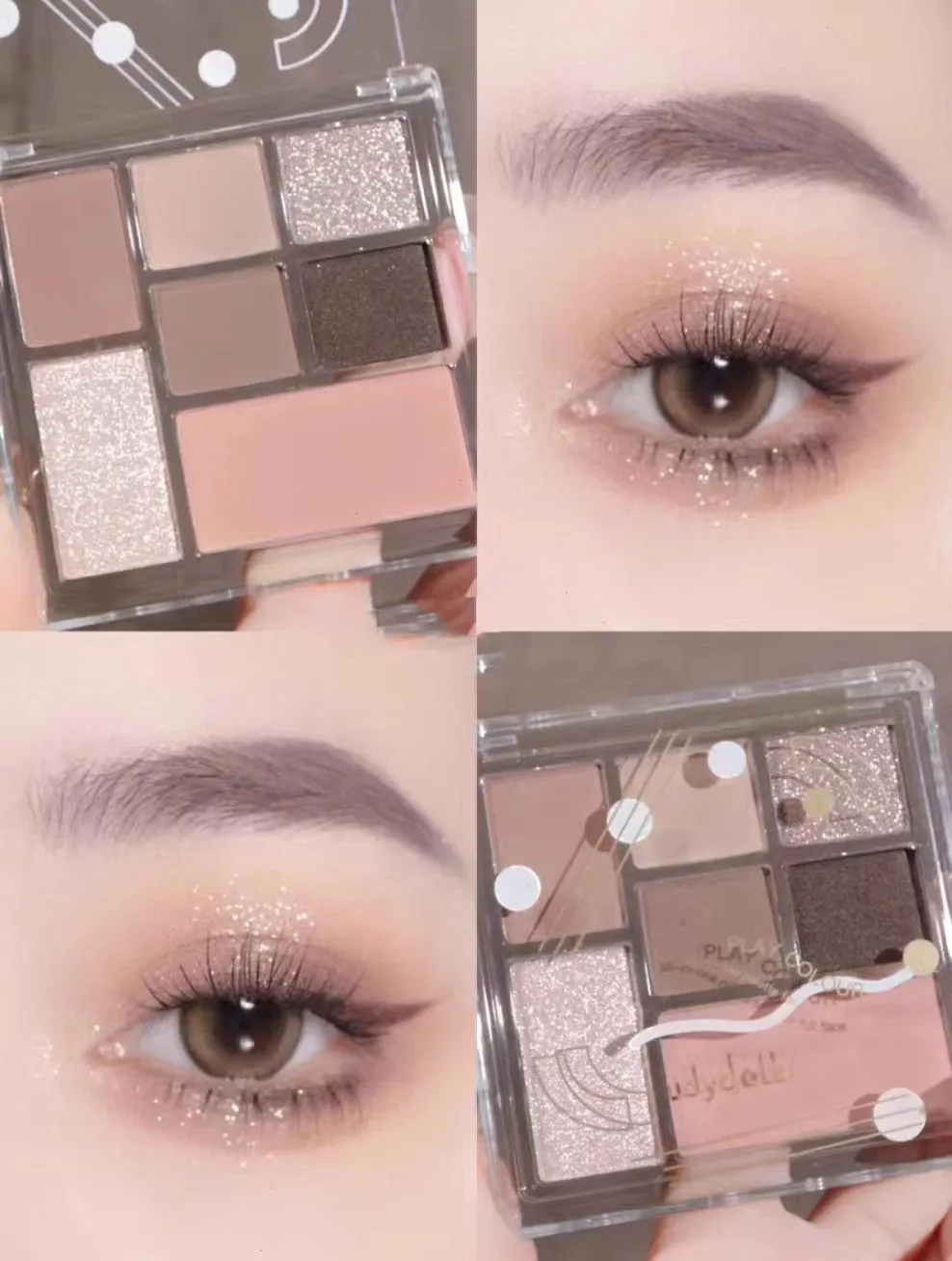 Versatile 10-Color Eyeshadow Palette